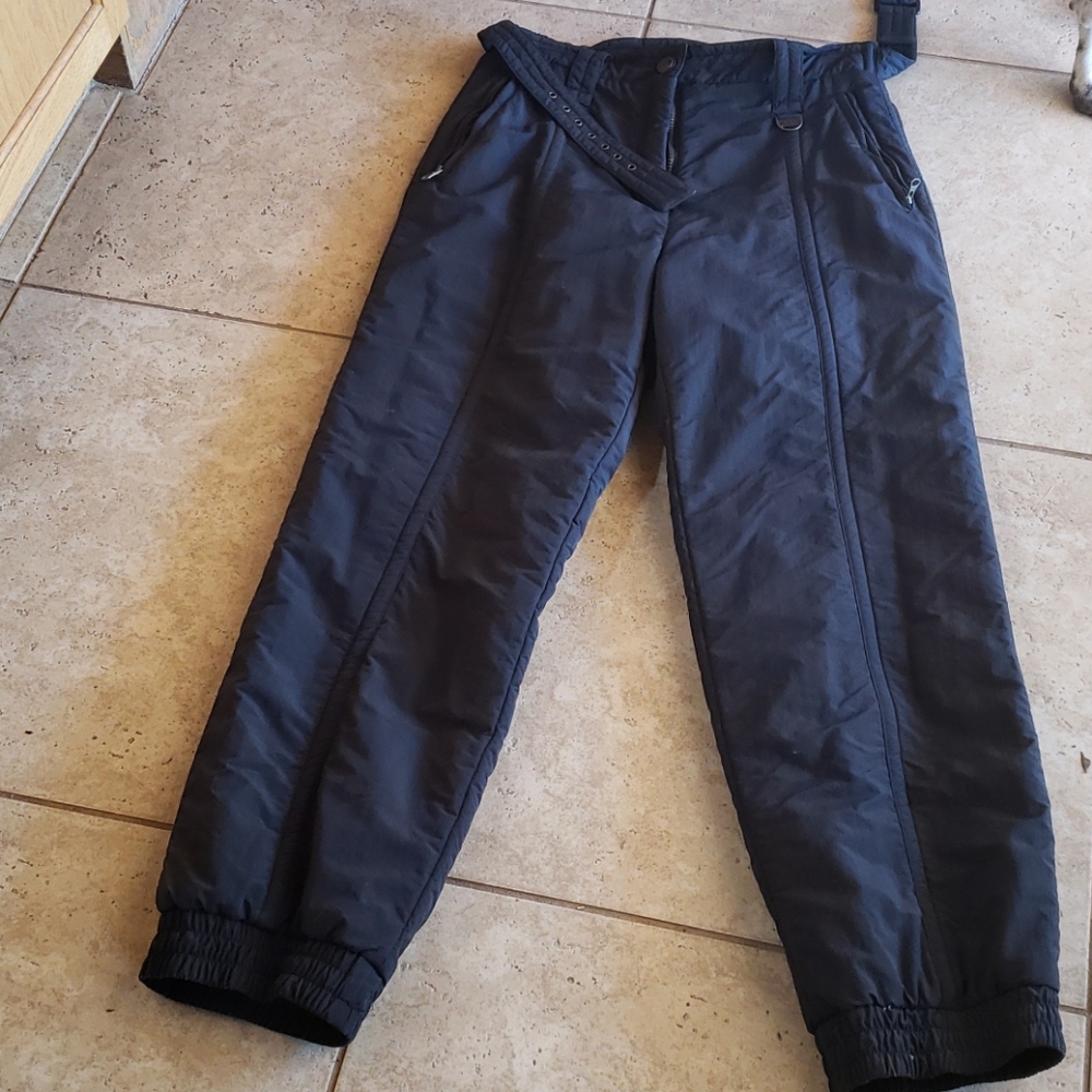 Ossi womans black ski  pants sz med